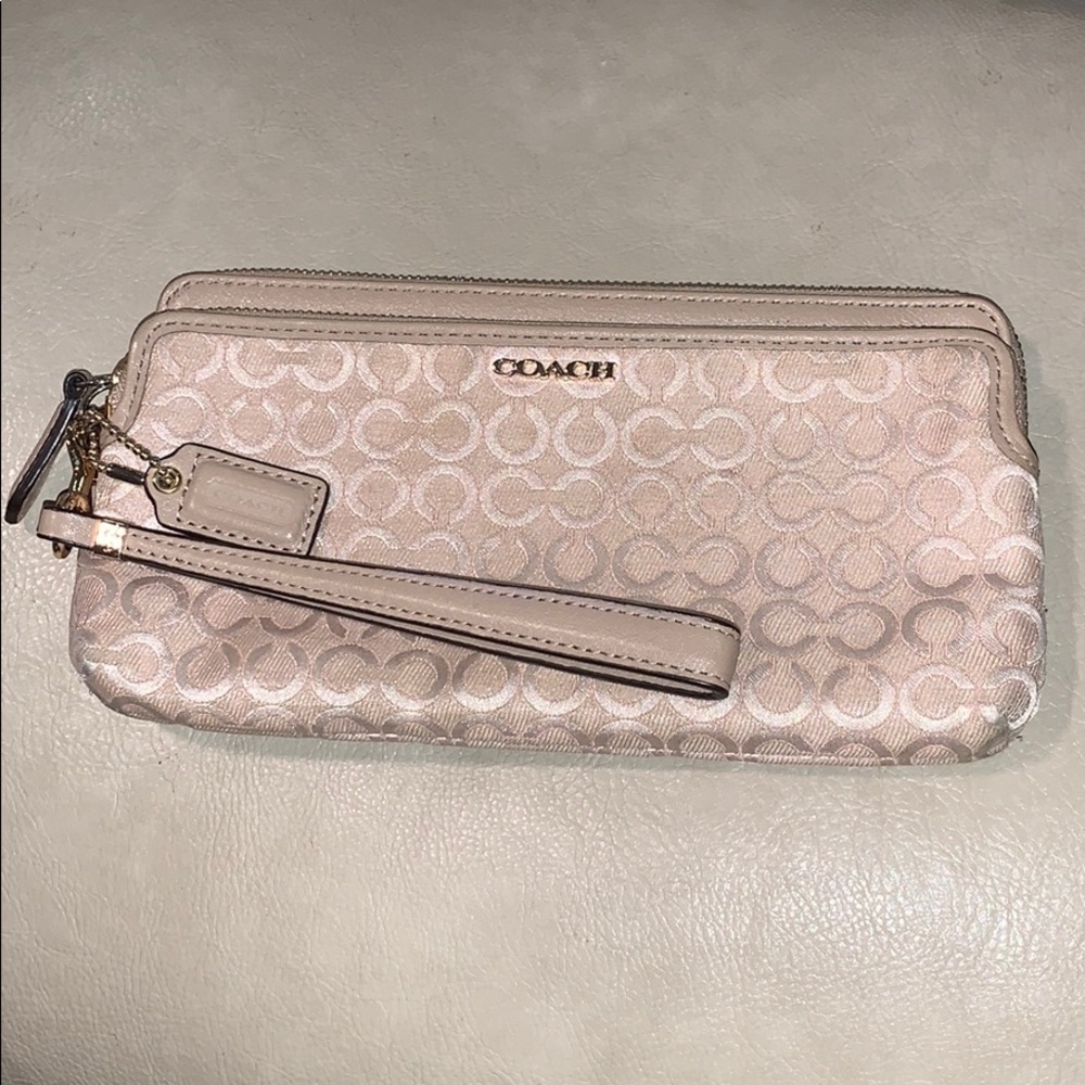 Coach Signature Wristlet